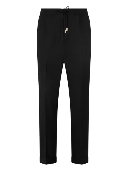 Pantaloni Philipp Plein plisate negru