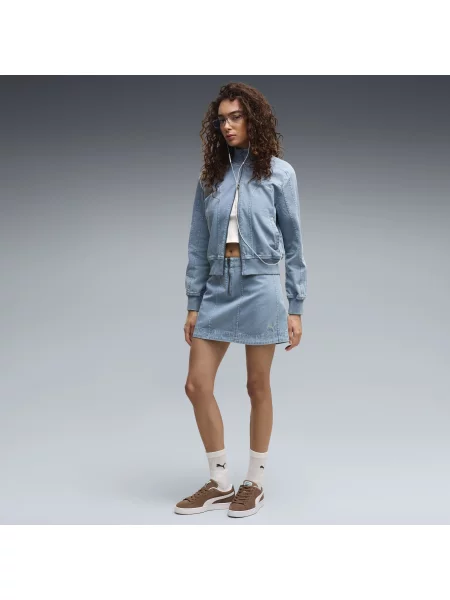 PUMA Športová sukňa Future denim modrá