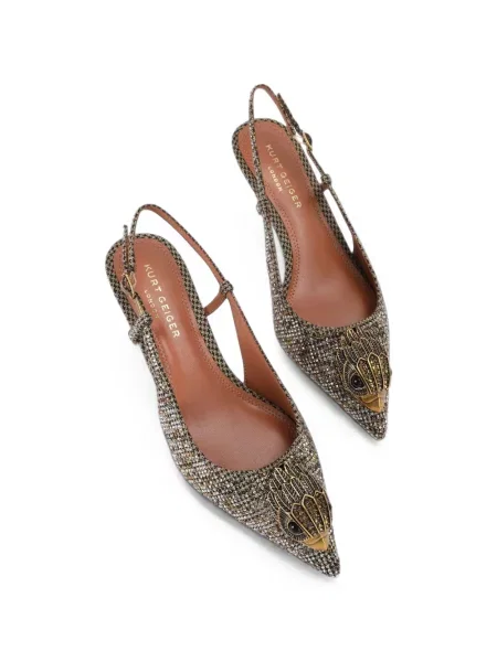 Pantofi cu toc Kurt Geiger London gri