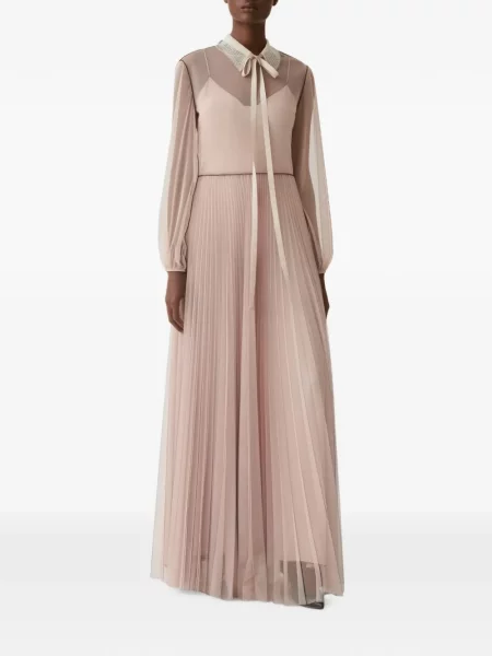 Gulerat rochie maxi Fabiana Filippi din dantelă