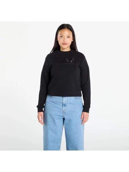 Суитшърт Emporio Armani Train Logo Series W T-Top Cn C Black L черно