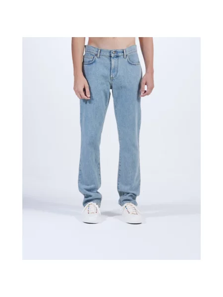 Jeansy Moschino klasyczne niebieskie