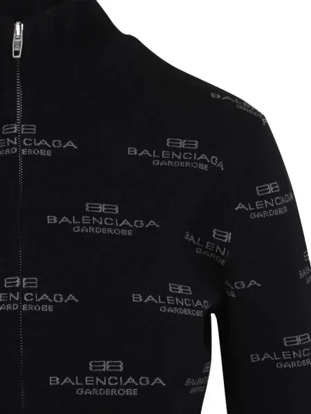 Žakardinis kardiganas Balenciaga juoda