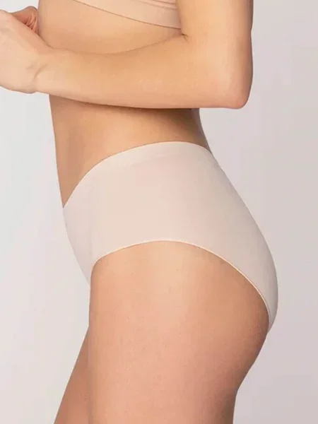 Женские однотонные трусики FIGI_GATTA_BIKINI_CLASSIC_SENSUAL_SKIN чорні
