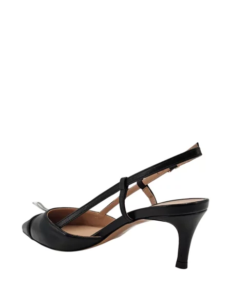 Pantofi cu toc Madison.maison din piele slingback negru