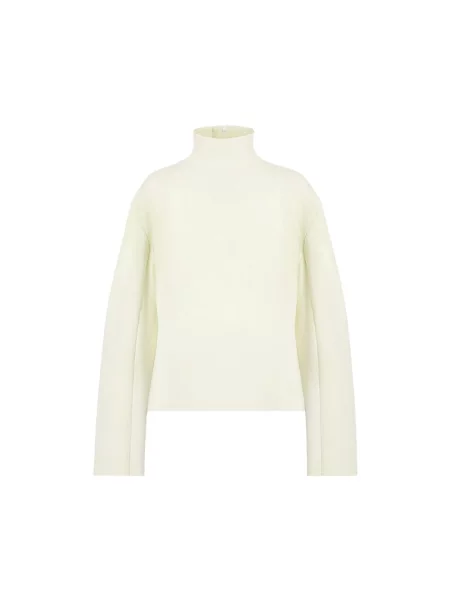 Sweter z golfem The Row z kaszmiru do golfa żółty