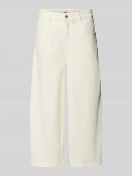 Jeansy o kroju loose fit z wpuszczanymi model Melli' Brax białe