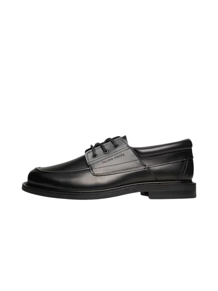 Półbuty Filling Pieces skórzane czarne