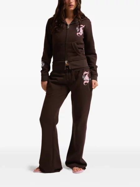 Hanorac cu glugă Juicy Couture maro