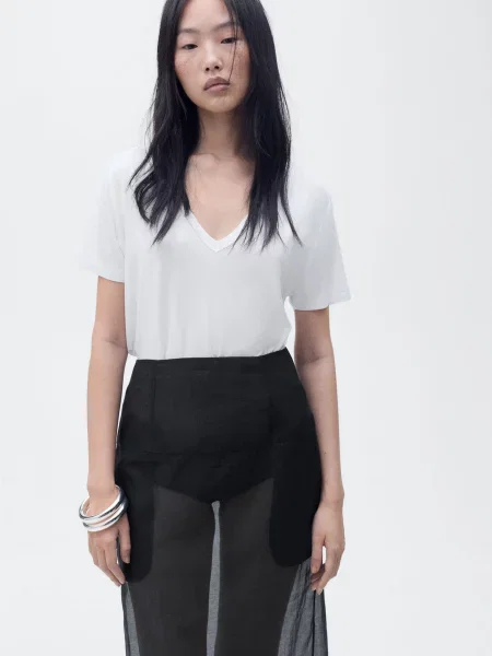 Футболка MANGO білий