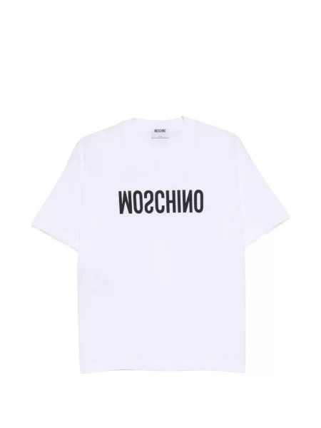 Tricou Moschino cu imagine alb