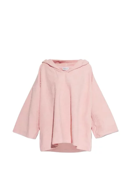 Poncho Hunza G cu glugă roz