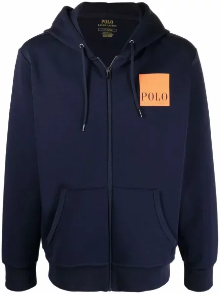 Siuvinėtas marškinėliai Polo Ralph Lauren mėlyna