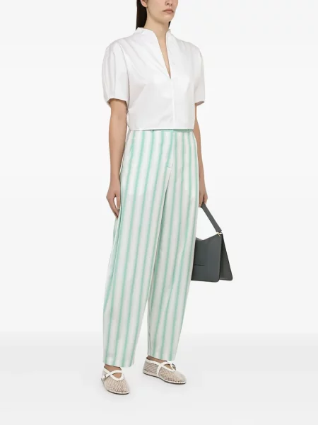 Pantaloni Margaux Lonnberg verde