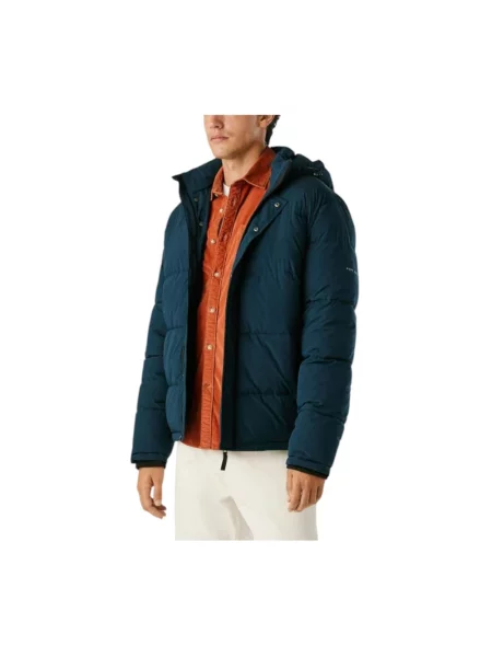 Kurtka Pepe Jeans z kapturem niebieska