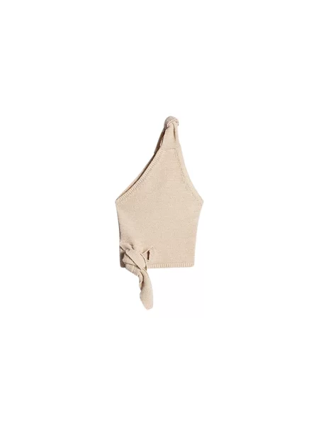 Top Jacquemus beżowy