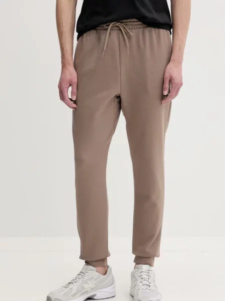 Adidas pantaloni de trening pentru bărbați cu Essentials Feelcozy maro
