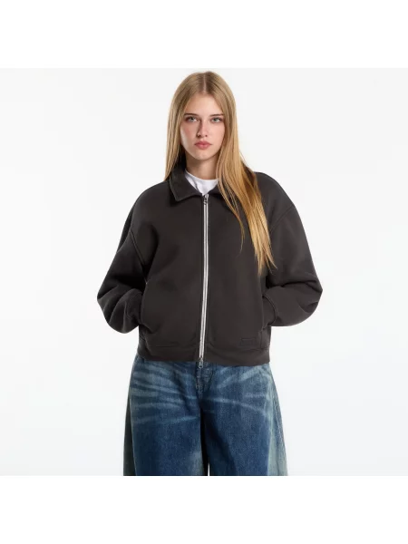 Sweatshirt Vans Alanna Fleece Jacket Faded Black M negru