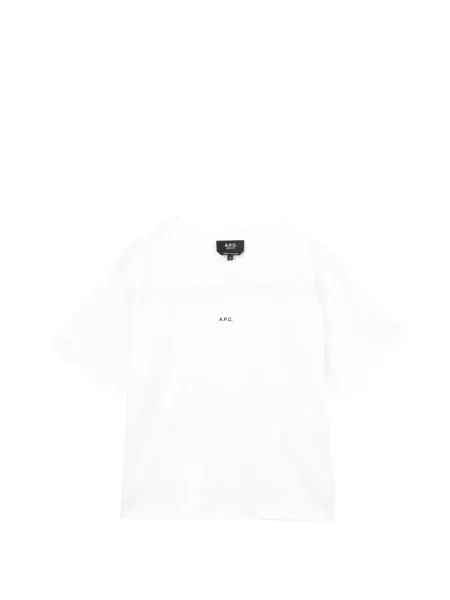 Tricou A.p.c. cu imagine alb