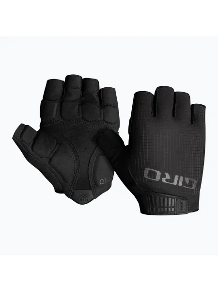 Mănuși de ciclism pentru bărbați Giro Bravo Gel II black negru