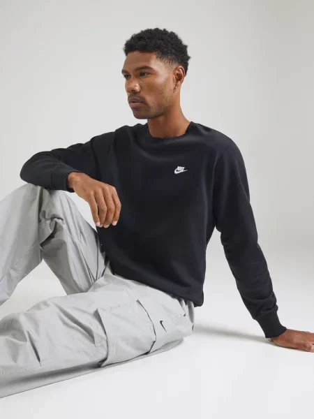 Nike Sportswear Mikina Club Fleece' čierna