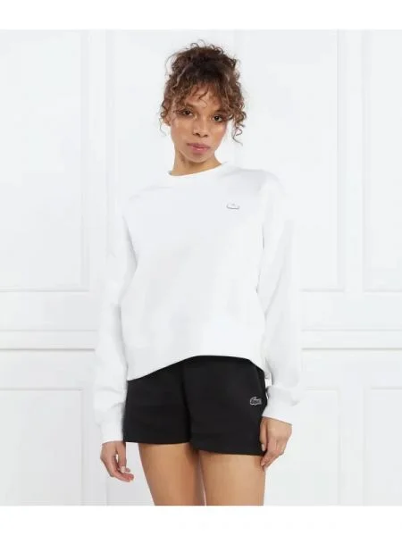 Lacoste Hanorac | Oversize fit alb