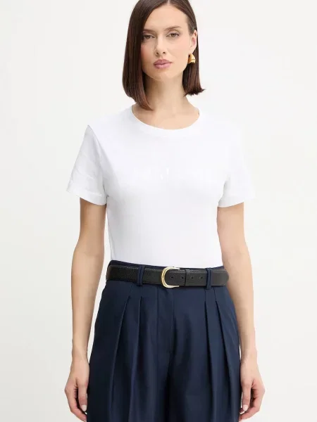 Armani Exchange tricou din alb