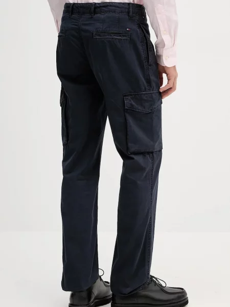 Tommy Hilfiger nadrág egyenes sötétkék