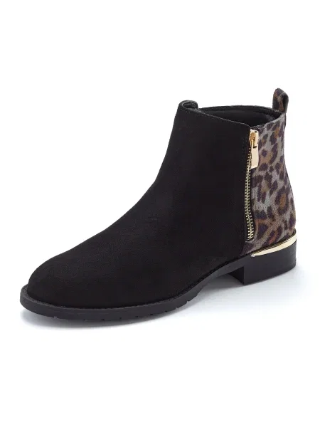 LASCANA Botine maro / gri negru