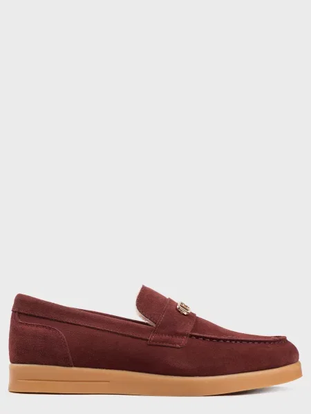 Мокасины L'estrosa бордовые