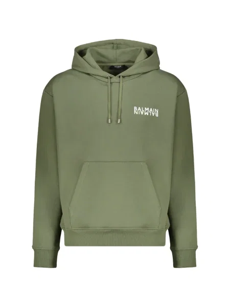 Majica s kapuljačom Balmain zelena