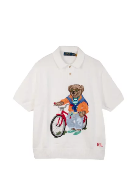 Tricou polo Polo Ralph Lauren tricotate negru