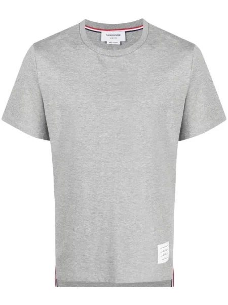 Tricou Thom Browne scurt gri