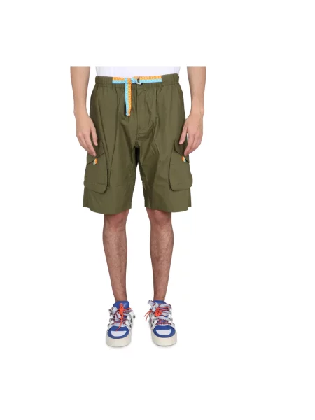 Szorty cargo Marcelo Burlon zielone