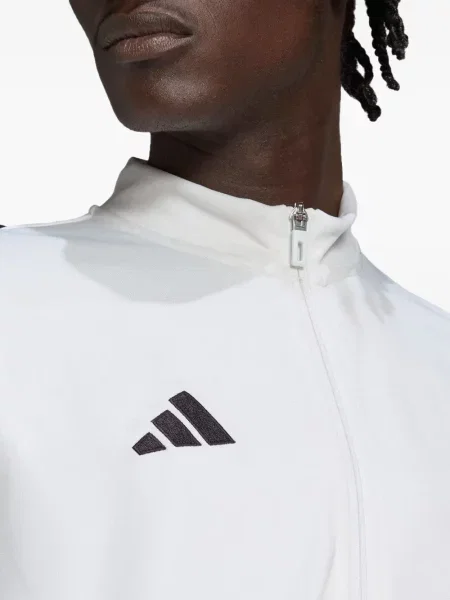 T-shirt w paski Adidas z wysoką talią do biegania w kwiatki zielony