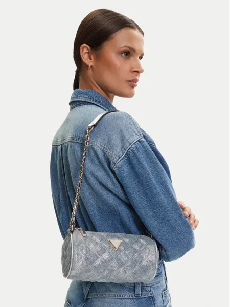 Guess Дамска чанта Giully II Mini син