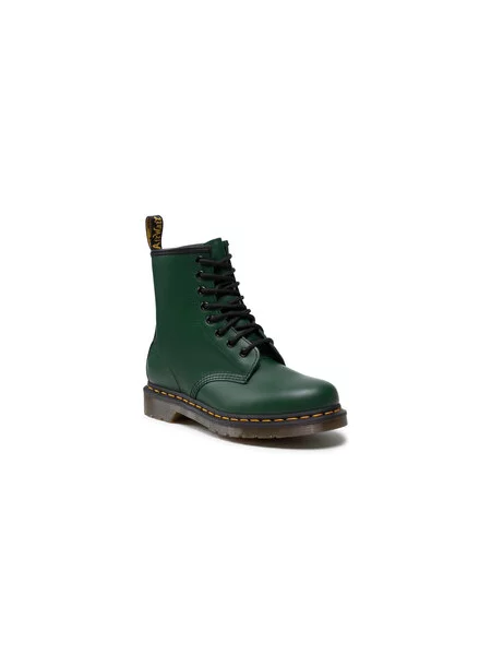Šněrovací kozačky Dr. Martens zelené