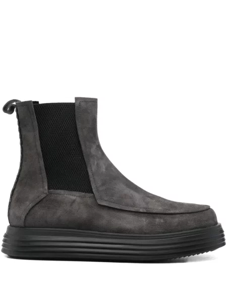Botine The Antipode din piele de căprioară gri