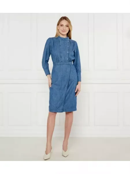 Ba&sh De blugi rochie Robe WAKIE albastru
