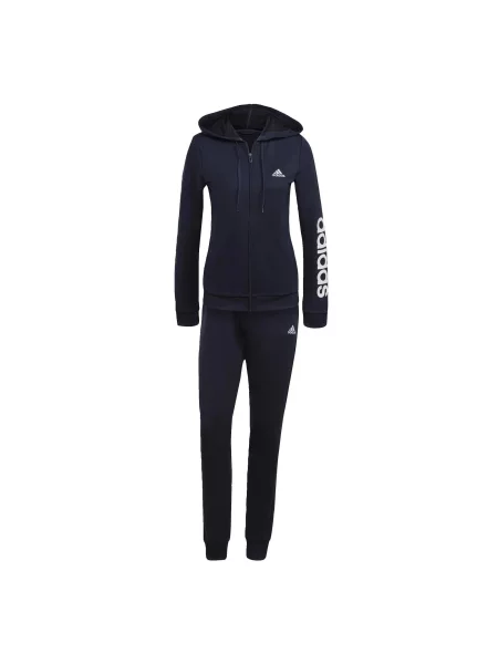 Dres adidas Essentials Logo French Terry biały