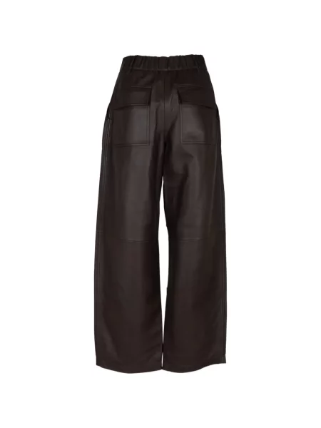 Pantaloni A.l.c. din piele maro