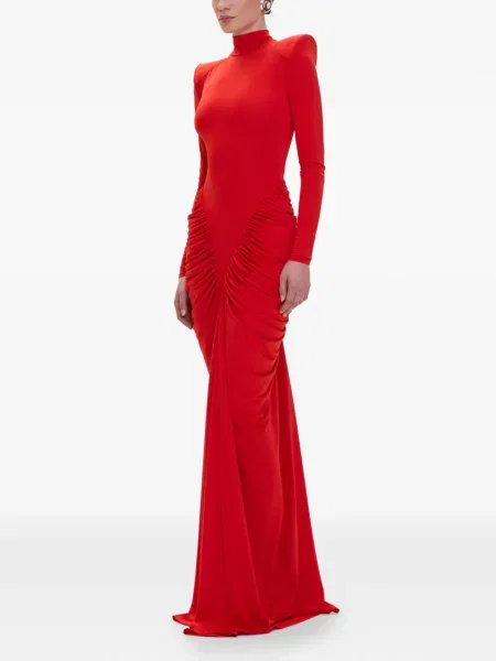 Rochie maxi V:pm Atelier cu volane roșu