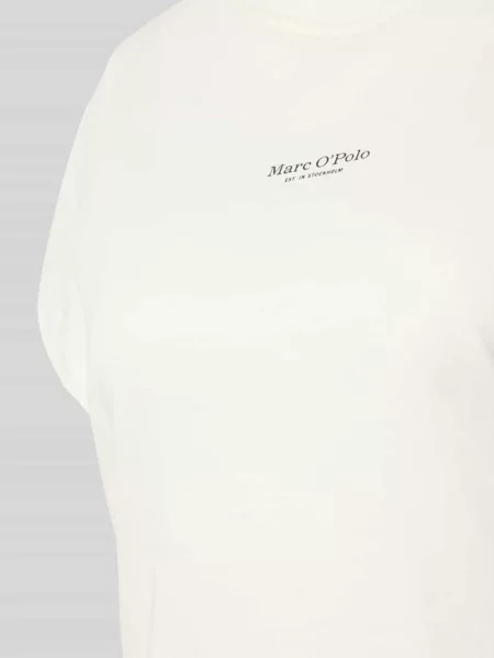 Góra od piżamy o kroju regular fit z czystej bawełny Marc O'polo biała