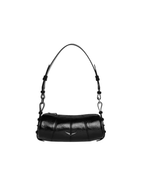 Torebka Zadig&voltaire skórzana retro czarna