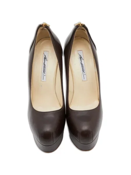 Platform talpú körömcipő Brian Atwood barna