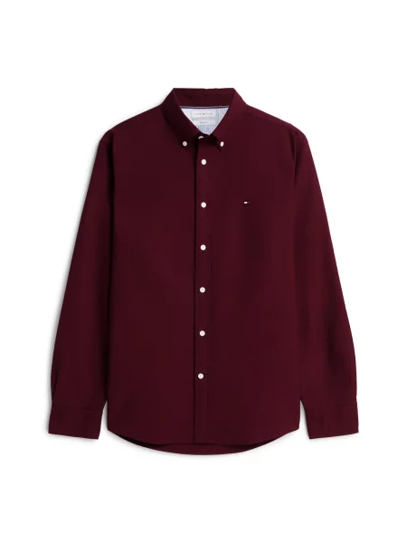 TOMMY HILFIGER Cămașă Heritage cireș roșu