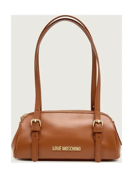 Geantă LOVE MOSCHINO maro