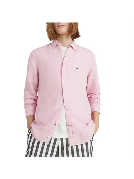 Koszula Tommy Hilfiger różowa