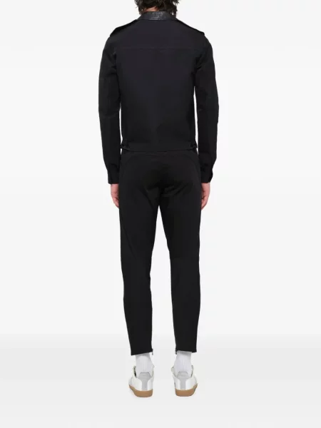 Geanta de piele Lanvin negru