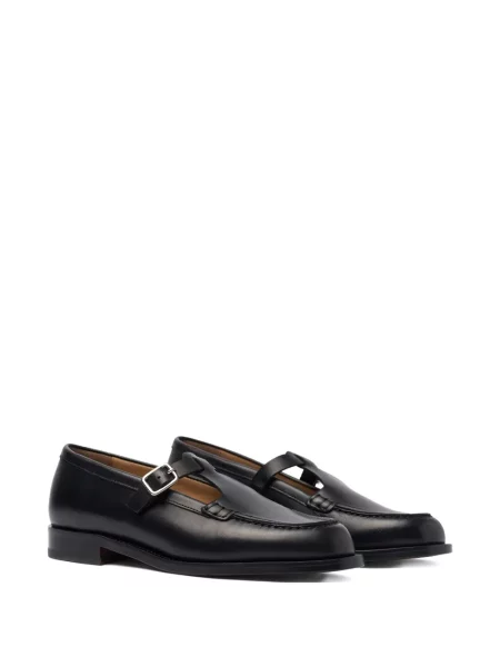 Pantofi loafer Scarosso din piele negru